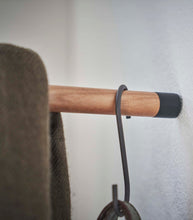 Load image into Gallery viewer, Corner Leaning Coat Hanger (63&quot; H) - Steel + Wood Coat Rack Yamazaki Home 
