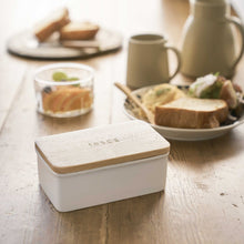 Load image into Gallery viewer, Ceramic Butter Dish, Large FOOD STORAGE Yamazaki Home 
