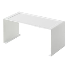 Load image into Gallery viewer, Stackable Countertop Shelf - Steel - Small Riser Yamazaki Home White 
