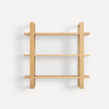 Load image into Gallery viewer, Index Wall Shelves HANGING SHELVES Burrow Oak 1 Shelf 
