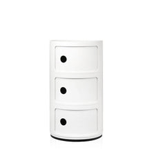 Load image into Gallery viewer, Componibili Storage Unit with 3 Elements Nightstands Kartell White 
