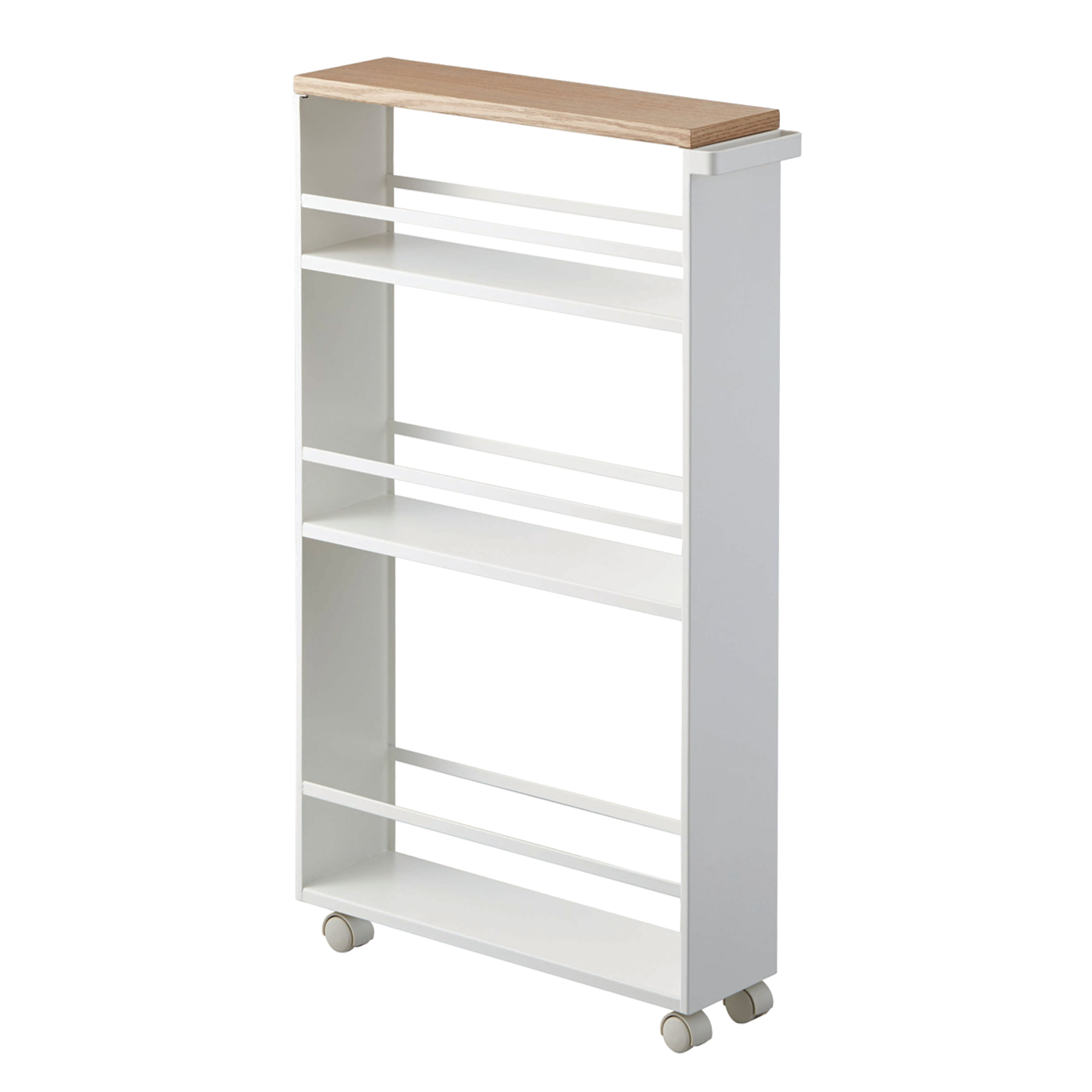 Yamazaki Rolling Storage Cart Steel Afternoon Light