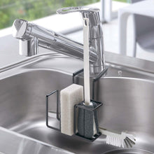 Load image into Gallery viewer, Faucet-Hanging Sponge &amp; Brush Holder - Steel Sponge Holder Yamazaki Home 
