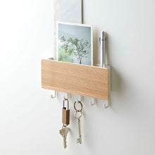 Load image into Gallery viewer, Magnetic Key Holder - Steel + Wood Key Storage Yamazaki 
