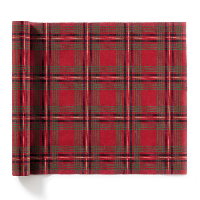 Red Tartan 2022 Cotton Dinner Napkins 6 Units #AL My Drap 