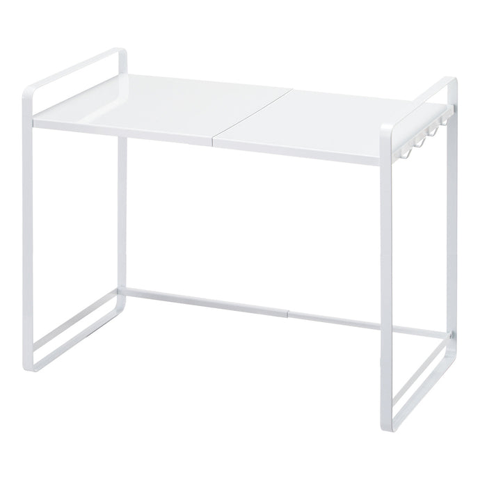 Expandable Countertop Shelf - Steel Countertop Shelf Yamazaki Home White 