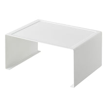 Load image into Gallery viewer, Stackable Countertop Shelf - Steel - Large Riser Yamazaki Home White 
