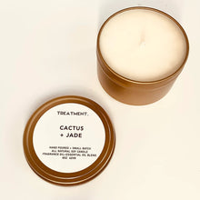 Load image into Gallery viewer, Soy Candle 8oz CANDLES &amp; HOME FRAGRANCES Treatment. Candle Co Cactus + Jade 
