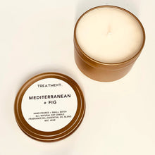 Load image into Gallery viewer, Soy Candle 8oz CANDLES &amp; HOME FRAGRANCES Treatment. Candle Co Mediterranean + Fig 
