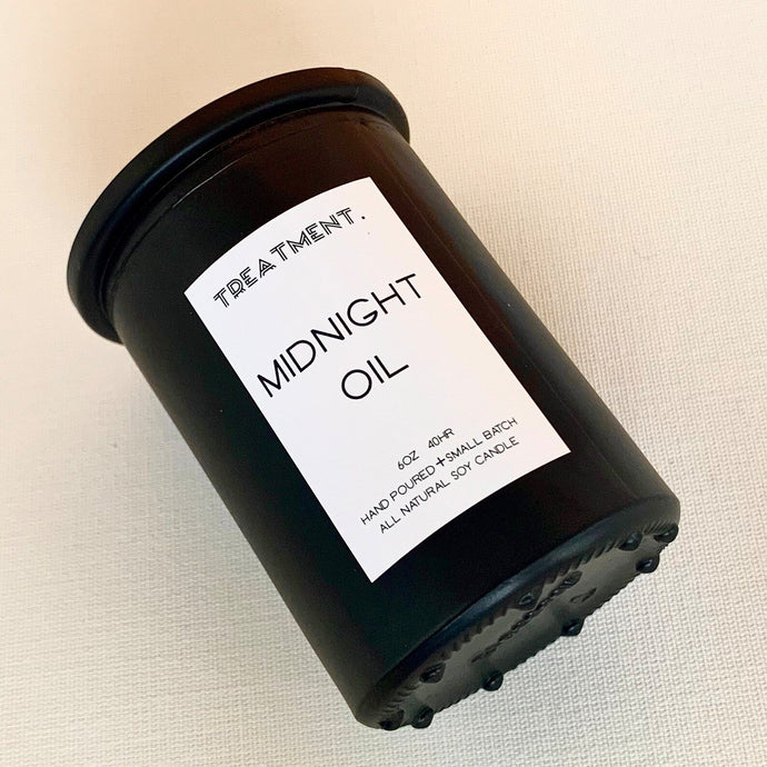 Midnight Oil Soy Candle CANDLES & HOME FRAGRANCES Treatment. Candle Co 
