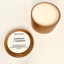 Load image into Gallery viewer, Soy Candle 8oz CANDLES &amp; HOME FRAGRANCES Treatment. Candle Co Gardenia + Tuberose 
