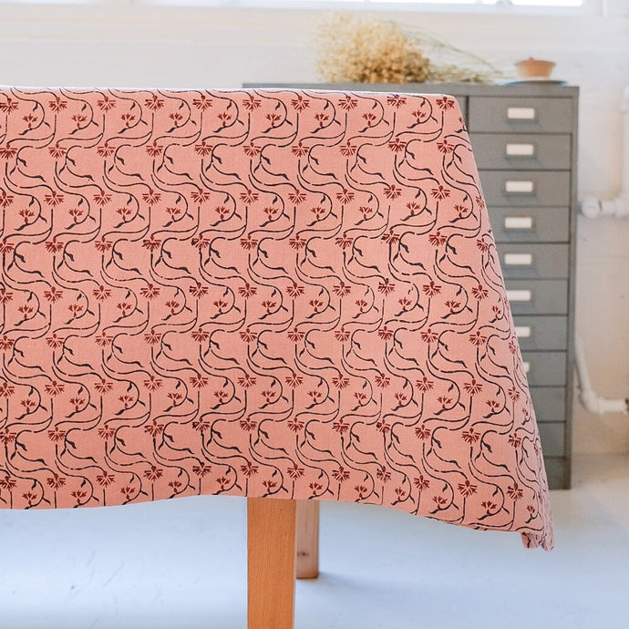 Samara - Hand Block-printed Table Cloth Table Linen Soil to Studio 