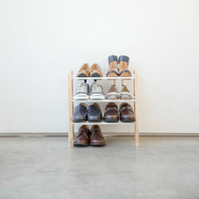 Load image into Gallery viewer, Expandable Shoe Rack - Steel Shoe Rack Yamazaki Home 
