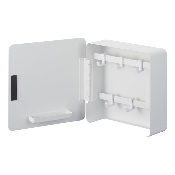 Magnetic Key Cabinet - Steel Key Storage Yamazaki Home White 