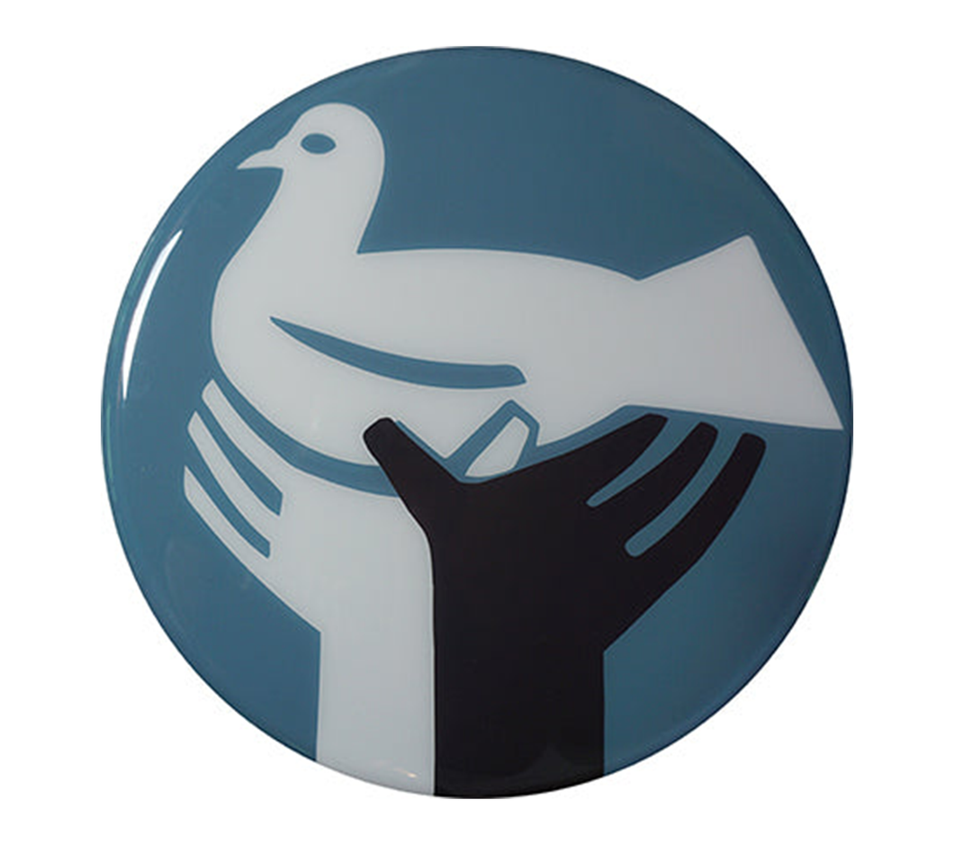 Peace Dove Black and White Hands PAINTINGS, DRAWINGS, & PHOTOGRAPHY Jay Kaplan Studio 