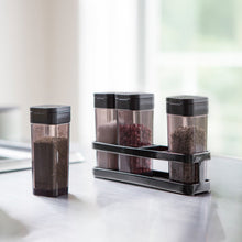 Load image into Gallery viewer, Spice Rack with 4 Shakers - 4-Shakers FOOD STORAGE Yamazaki Home 
