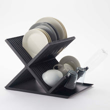 Load image into Gallery viewer, X-Shaped Dish Rack KITCHEN STORAGE &amp; ORGANIZATION Yamazaki Home 
