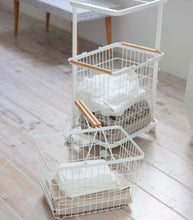 Load image into Gallery viewer, Rolling Laundry Cart Laundry Yamazaki Home 
