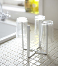 Load image into Gallery viewer, Collapsible Bottle Dryer - Small - Steel Drainer Tray Yamazaki Home 
