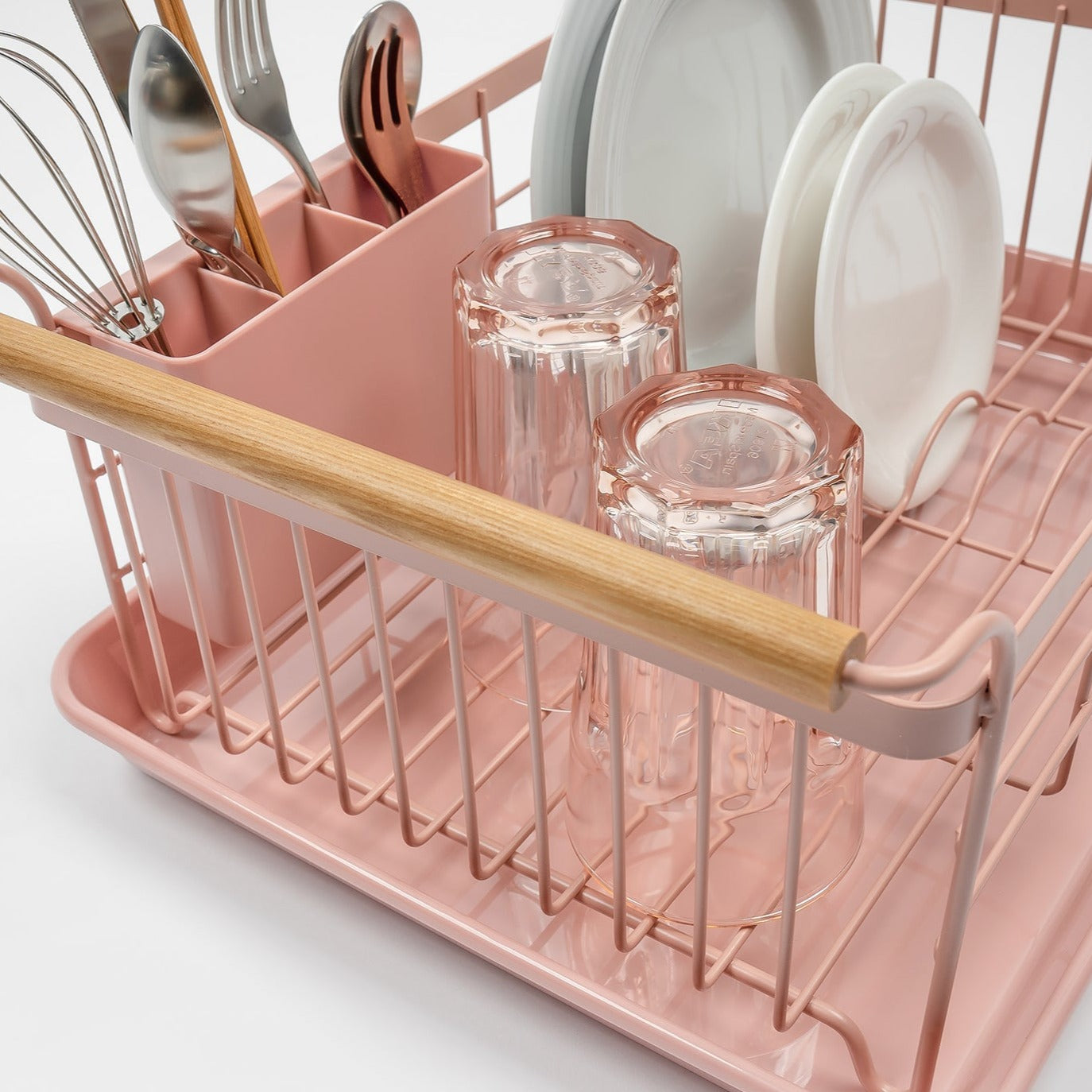 Pink Dish Drying Rack