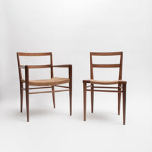 Load image into Gallery viewer, Woven Rush Dining Chairs in White Oak DINING CHAIRS Smilow Design 
