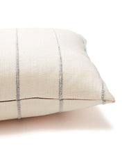 Load image into Gallery viewer, Recycled Stripe Lumbar Pillow - Grey Pillows MINNA 
