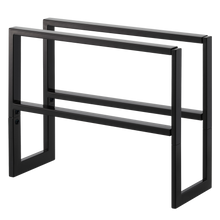 Load image into Gallery viewer, Expandable Shoe Rack, Double ENTRYWAY &amp; MUDROOM Yamazaki Home Black 

