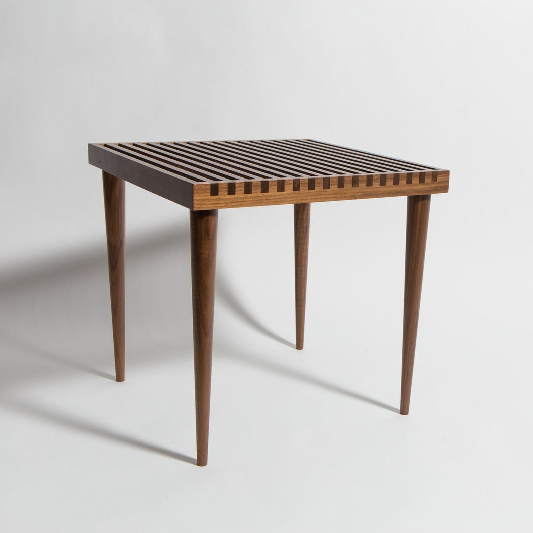 Slatted Stacking Tables SIDE TABLES Smilow Design 