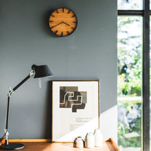 Load image into Gallery viewer, Wall Clock - Steel + Wood CLOCKS Yamazaki Home 
