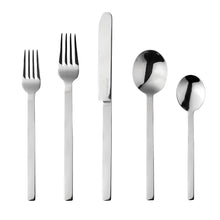 Load image into Gallery viewer, Stile Cutlery - 5 Piece Set FLATWARE Mepra Polished 
