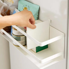 Load image into Gallery viewer, Magnetic Storage Basket - Steel Baskets and Bins Yamazaki Home 
