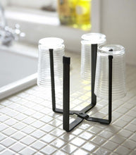 Load image into Gallery viewer, Collapsible Bottle Dryer - Small - Steel Drainer Tray Yamazaki Home 
