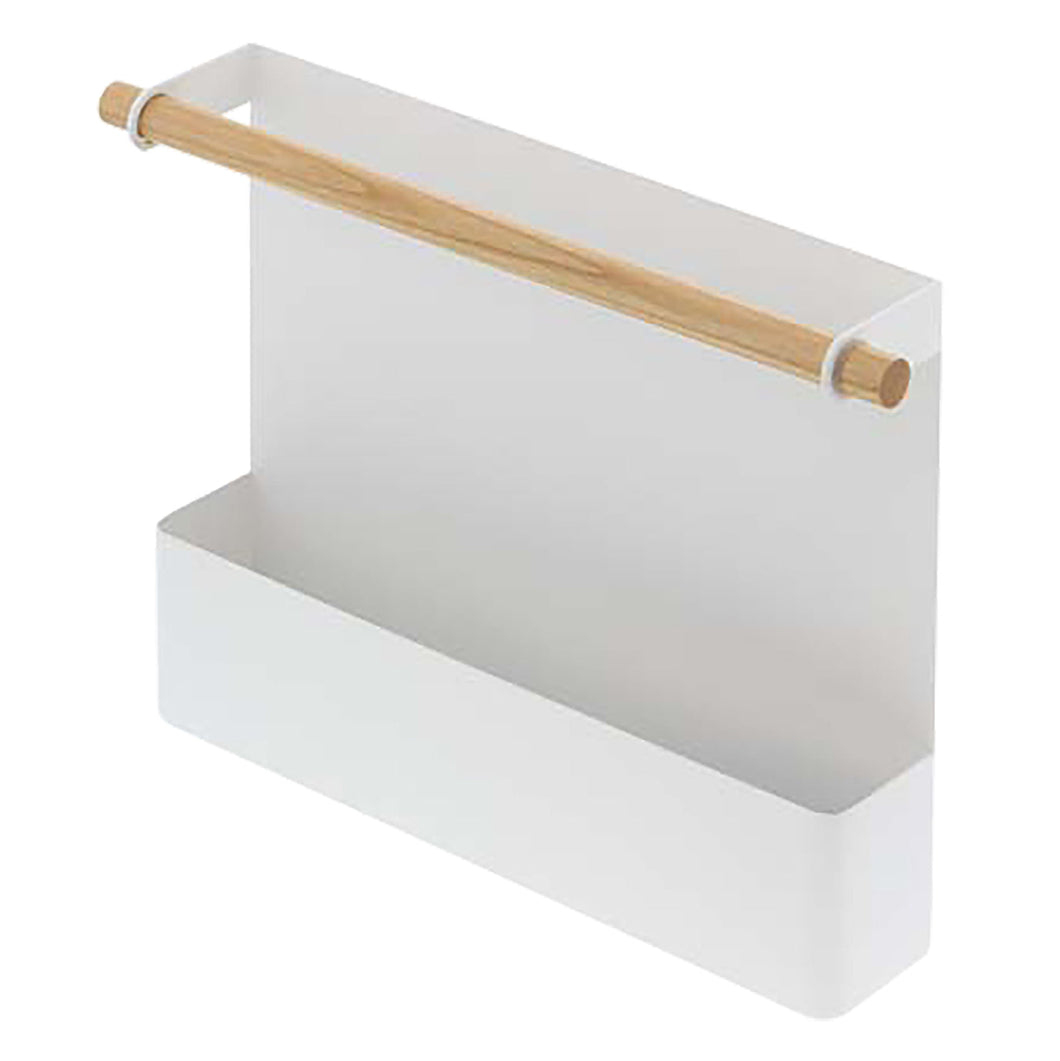 Magnetic Mail Organizer - Steel + Wood Kitchen Organizer Yamazaki Home 