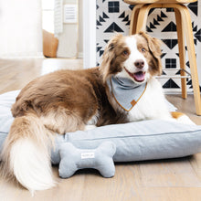 Load image into Gallery viewer, Dog Bed, Upcycled Denim Pet Beds The Foggy Dog 
