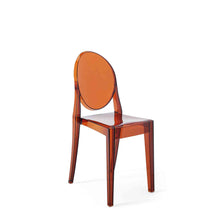 Load image into Gallery viewer, Victoria Ghost Stackable Chair - Set of 2 DINING CHAIRS Kartell Amber 
