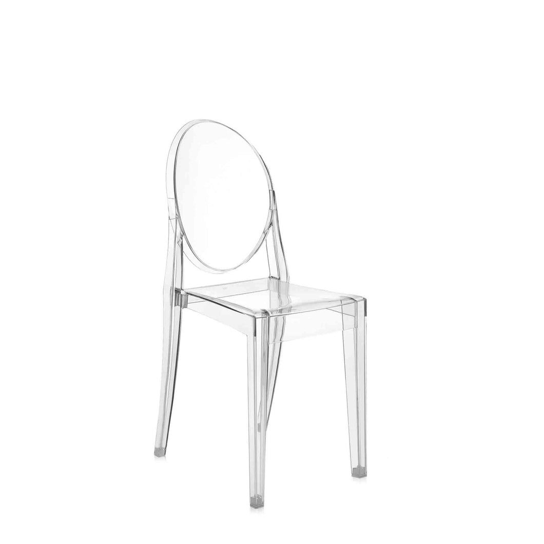 Victoria Ghost Stackable Chair - Set of 2 DINING CHAIRS Kartell Crystal 