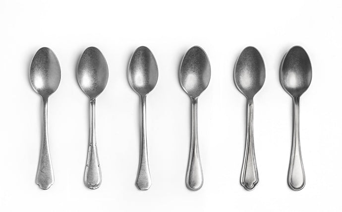 Vintage Coffee Spoons - 6 Piece Set FLATWARE Mepra 
