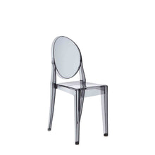 Load image into Gallery viewer, Victoria Ghost Stackable Chair - Set of 2 DINING CHAIRS Kartell Smoke Gray 
