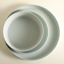 Load image into Gallery viewer, Modan Stoneware Dinnerware Set - Blue-Grey Stoneware Stone + Lain 
