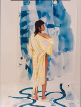 Load image into Gallery viewer, Raw Silk Robe in Nosara robe Upstate 
