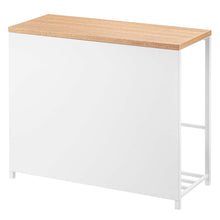 Load image into Gallery viewer, Entryway Storage Organizer (18&quot; H) - Steel + Wood End + Side Tables Yamazaki Home 
