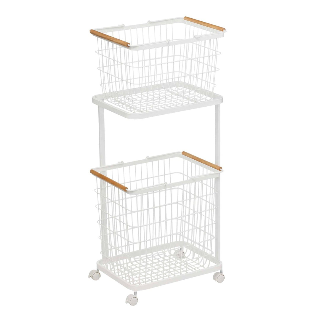 Rolling Laundry Cart Laundry Yamazaki Home 