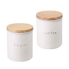 Load image into Gallery viewer, Ceramic Coffee and Sugar Canisters - Food Storage Yamazaki Home 
