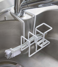 Load image into Gallery viewer, Faucet-Hanging Sponge &amp; Brush Holder - Steel Sponge Holder Yamazaki Home 
