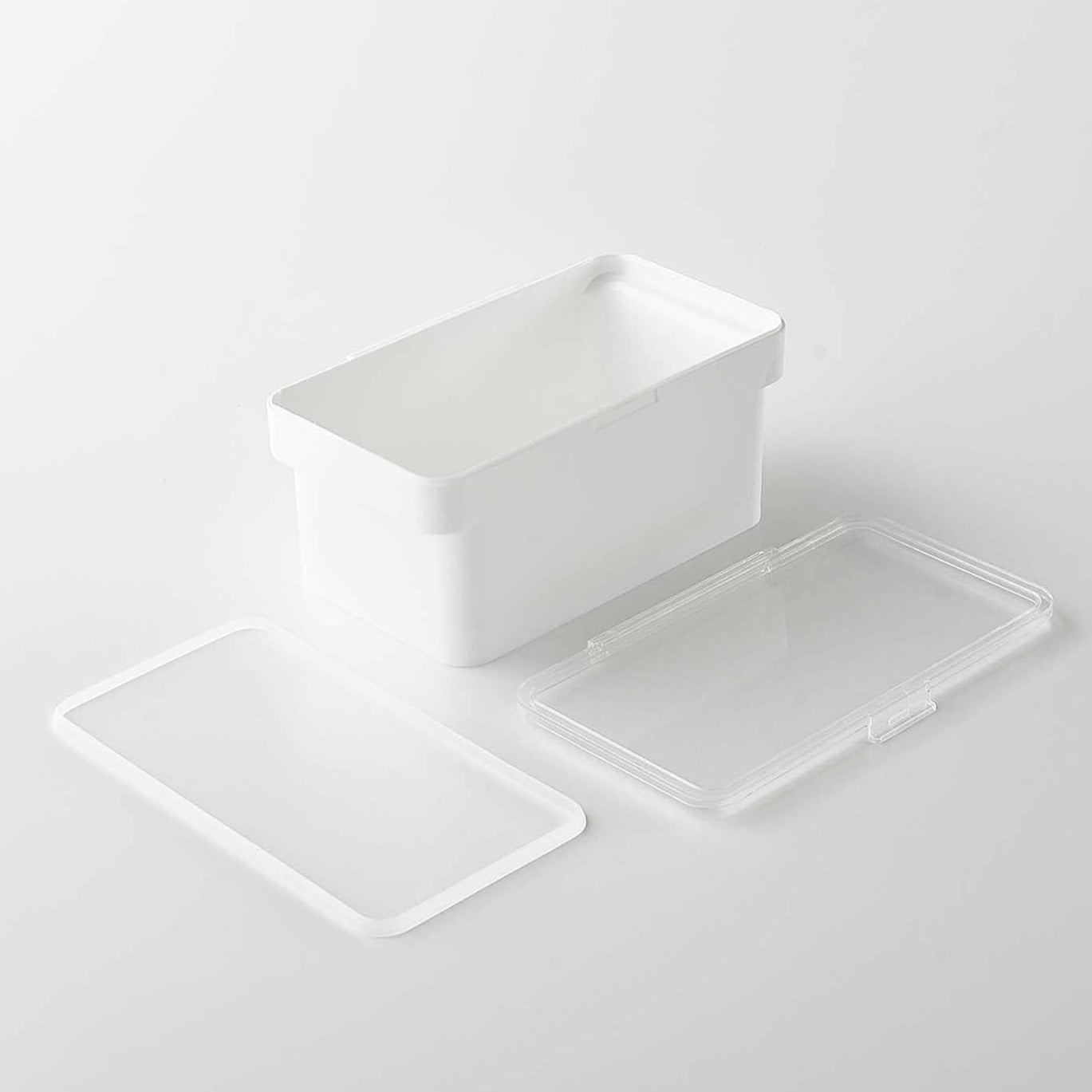 Yamazaki Home Coasters - Set of 6 - Silicone - Round - White