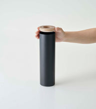 Load image into Gallery viewer, Round Tissue Case - Steel + Wood Tissue Case Yamazaki Home 
