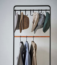 Load image into Gallery viewer, Coat Rack with Hat Storage (66&quot; H) - Steel + Wood Coat Rack Yamazaki Home 
