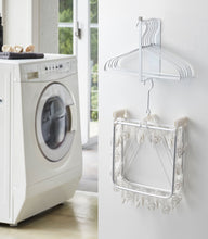 Load image into Gallery viewer, Magnetic Clothes Hanger Rack CLEANING &amp; LAUNDRY Yamazaki Home 
