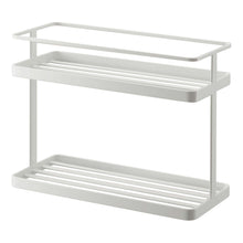 Load image into Gallery viewer, Organization Caddy - Steel Countertop Shelf Yamazaki Home White 
